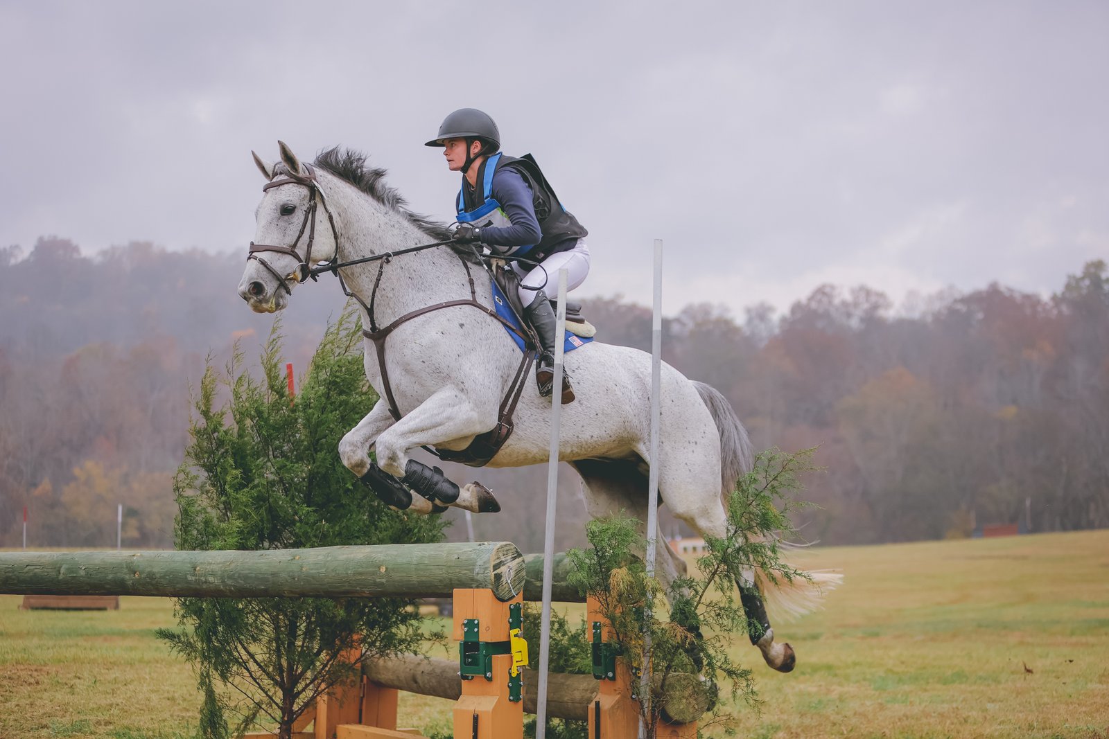 Watch Me Smok'em cross country jumping